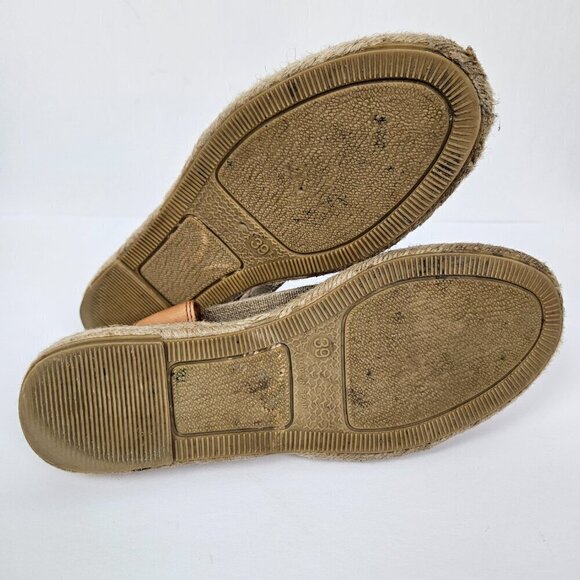 Toni Pons Origens Etna Camel/Tan Leather Espadrille Platform Sandal EU 39/US 8 - Picture 13 of 15